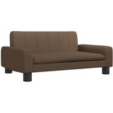 vidaXL Dječja fotelja smeđa 70 x 45 x 30 cm od tkanine | shoptok.hr