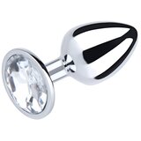 Fantasy Veliki metalni analni dildo sa belim dijamantom | Eponuda.com