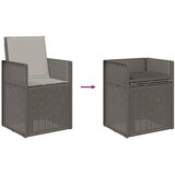  Vrtni set za objed 5 kom. Svjetlosiva PP | shoptok.hr