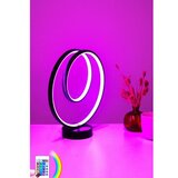 Opviq stona lampa cezanne black multicolor light