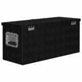 Aluminijska kutija 70 x 24 x 42 cm trapezoidna srebrna | shoptok.hr