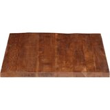 Stolna ploča 100x80x2,5 cm pravokutna masivno obnovljeno drvo | shoptok.hr