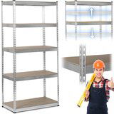 Humberg Kovinska skladiščna polica 183 x 90 x 45 cm HR-700 srebrna, (21505464) | Shoptok.si