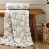 Catherine Lansfield Bež odeja iz flisa 200x240 cm Brooke Floral – | Shoptok.si