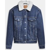 Levi's Blue women's denim jacket with fake fur coat® | ePonuda.com