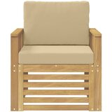  2 Komad Set vanjskih sofa Poliester Bijela i Bež | shoptok.hr