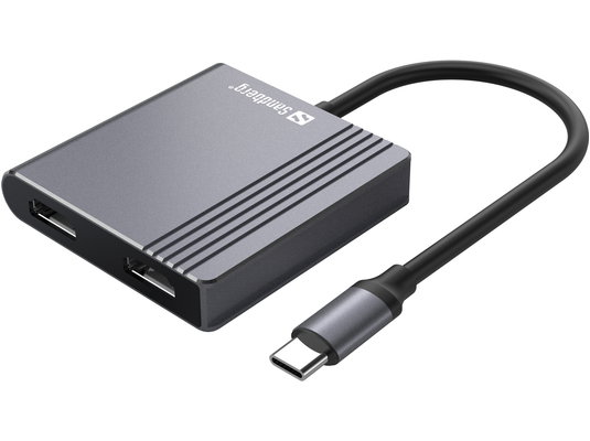 Sandberg Notebook Dock - USB-C Dock 2xHDMI+USB+PD (Ulaz: USB-C; Izlaz: 2xHDMI+USB-A3.0+USB-C) | shoptok.hr