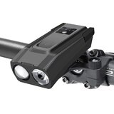  Set baterija. led svjetla za bicikl i truba usb vodootporna + stražnje svjetlo | shoptok.hr