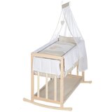 Roba Kolijevka s prostorom za pohranu/s baldihanom 90x45 cm u prirodnoj boji Liebhabär – | shoptok.hr