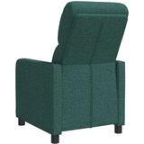  Fotelja s nagibom Tamnozelena Tkanina | shoptok.hr