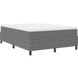 Box Spring Krevet Svjetlosiva 140x200 cm Od tvrdog tekstila | shoptok.hr