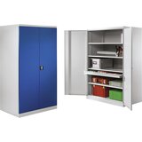 eurokraft pro Omara s krilnimi vrati XXL, širina 1000 mm, vrata svetlo siva | Shoptok.si