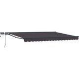  Ročno senčilo s LED-ji Antracit 4 × 3,5 m, (5000206096) | Shoptok.si