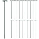 vidaXL Kolci za vrtne biljke 20 kom tamnozeleni 40 cm čelični | shoptok.hr