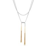  Ženska freelook srebrna zlatna ogrlica od hirurškog Čelika ( frj.3.6011.2 ) Cene
