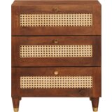 vidaXL Posteljne mize Rjava Bambus in trdna mango les | Shoptok.si