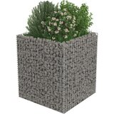  Gabionska sadilica od pocinčanog čelika 90 x 90 x 100 cm | shoptok.hr