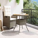  Stol za večeru s pohranom Siva i Akacija 70 x 70 x 73 cm | shoptok.hr