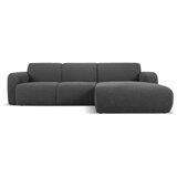 Micadoni Home Tamno siva kutna garnitura od bouclé tkanine (s desnim kutom) Molino – | shoptok.hr