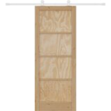 vidaXL Drsna vrata s kompleti pribora 'ORKDAL'Trden bor, Notranja vrata 'ORKDAL'83x211x4 cm Trden bor | Shoptok.si