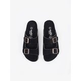 GOODIN Women's leather flip-flops black | Eponuda.ba