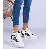Gemre White women's sports sneakers with hidden wedge Violinso | Shoptok.si