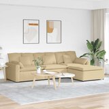  Modularna sofa s tabureom i jastucima, sivo-zelena | shoptok.hr