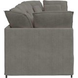  Modularna sofa s jastucima, korduro tkanina, svijetlo siva | shoptok.hr