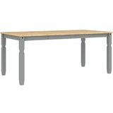 Maison Chic Jedilna miza - Kuhinjska miza - Jedilni stol Corona siva 180x90x75 cm trdna borovina, (21714873) Cene
