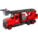  Gasilski avto z izvijači za sestavljanje - rdeč | Shoptok.si