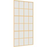  Drsna vrata zlata 102,5x205 cm mat ESG steklo in aluminij, (20983214) | Shoptok.si
