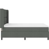  LED Box Spring Krevet Tamno siva 140 x 190 cm tkanina | shoptok.hr