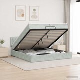  od pjene s madracem i LED-om Svjetlosiva 200 x 200 cm | shoptok.hr