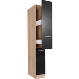 RESPEKTA Izvlečna Omara Merle, Barva Hrasta, Črna | Shoptok.si