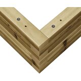  Vrtna sadilica 60 x 60 x 23 cm od impregnirane borovine | shoptok.hr
