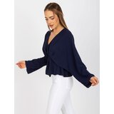 Italy Moda Blouse-DHJ-BZ-11979.67-navy blue | Shoptok.si
