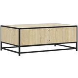 vidaXL Klubska mizica sonoma hrast 90x57x35 cm inženir. les in kovina | Shoptok.si