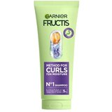 Garnier Fructis Method For Curls Shampoo 200 ml šampon skodrani lasje suhi lasje valoviti lasje unisex | Shoptok.si