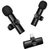 Bežični mikrofon Lightning Borofone Winner Lavalier crni - 2 komada | shoptok.hr