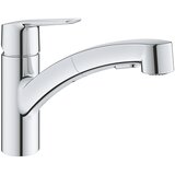 Grohe 30531001 Start OHM enoročna armatura za umivalnik, izvlečna dvofunkcijska glava, vrtljiv izliv, krom (30531001 | Shoptok.si