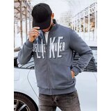 DStreet Bluza męska rozpinana z nadrukiem ciemnoszara Cene