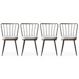 Hanah home Yıldız - 985 V4 Mink Chair Set (4 Pieces) | ePonuda.com