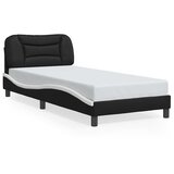  Okvir za krevet bez madraca Hvar crno-bijeli 90x190 cm umjetna koža | shoptok.hr