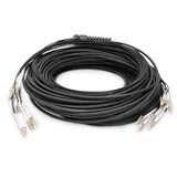 Pre-assembled Fiberglass Universal Breakout Cable, Multi Mode OM4, 8 Fibers, LC /UPC - LC /UPC