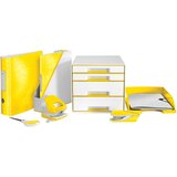  Stojalo za spise navpično plastično wow leitz 53621016 belo-rumeno | Shoptok.si