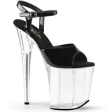 Pleaser Flamingo-809 Blk Pat/Clr 35