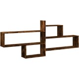  Zidna polica boja hrasta 167,5 x 18 x 68 cm konstruirano drvo | shoptok.hr