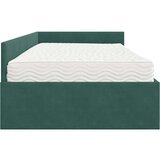  Kotni okvir postelje z matrico Drugo 2 pcs Zelena Žamet, (5000121289) | Shoptok.si