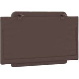  Jastuk za uzglavlje smeđi 90 cm od umjetne kože | shoptok.hr