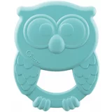 Chicco Eco+ Owly Teether grizalo Blue 3 m+ 1 kos